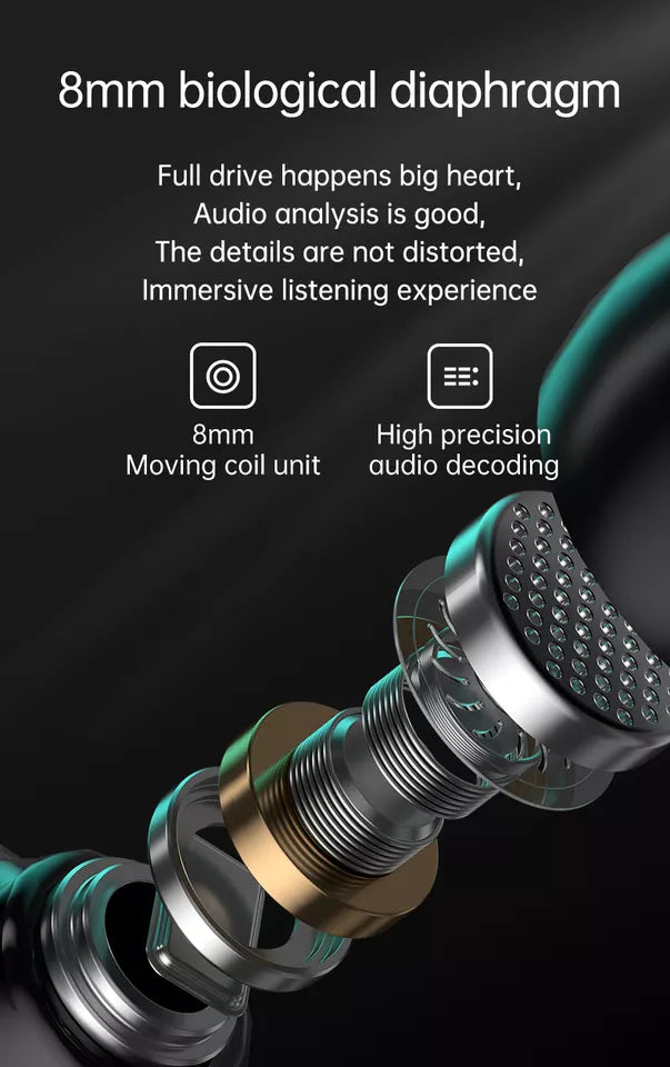 GM M25 TWS Wireless Headphones Earphones Bluetooth Touch Control Noise Reduction Stereo Waterproof Earbuds Headsets hearing aid