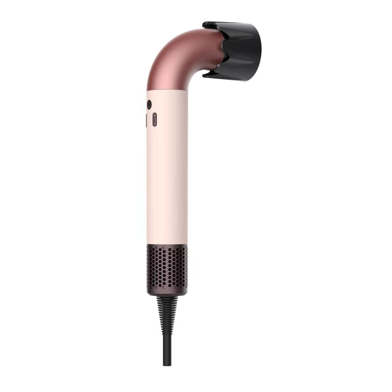 New R-Type Elbow Hair Dryer Travel Portable Bladeless Hair Dryer Household Anion High-Speed Hair Dryer HD-18