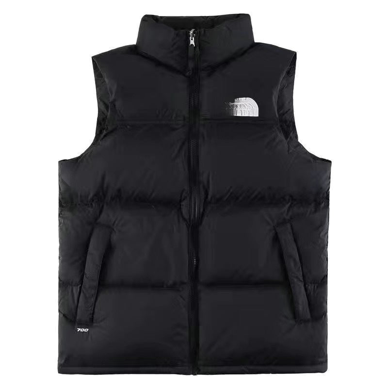 GMabcdNorth-Face 1996 Down Vest Unisex American Version TNF700 Puff Embroidery Winter Vest Couple Style Reversible