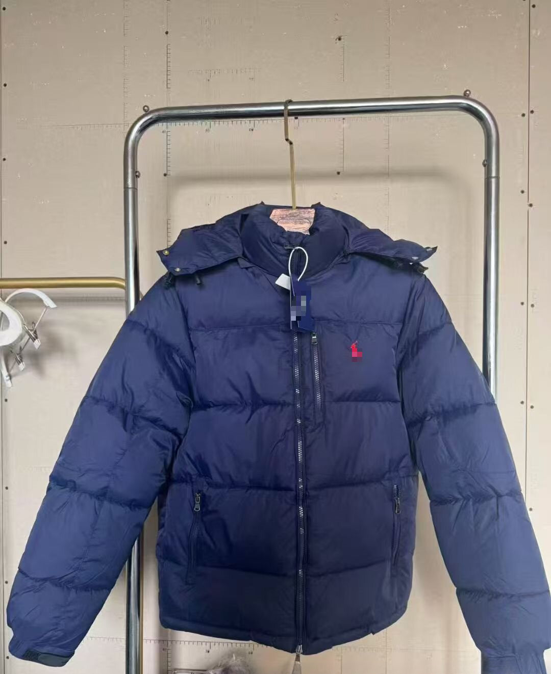 RL Thickened Hooded Windproof Cold-Proof Warm Pony Unisex Cotton Jacket