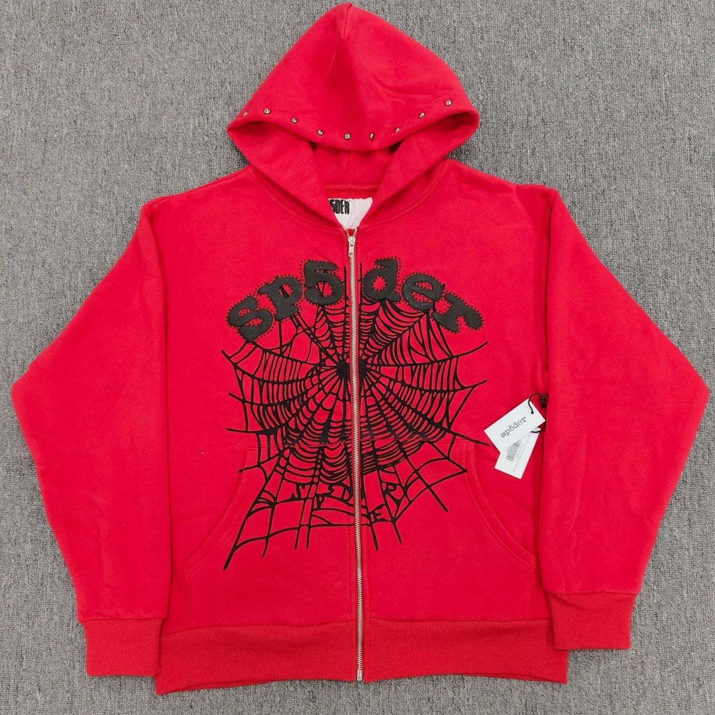 Gmabcd Hoodie Spider Zipper Jacket Multiple Styles High Street Fashion Fleece Sp5der Sweatshirt Men