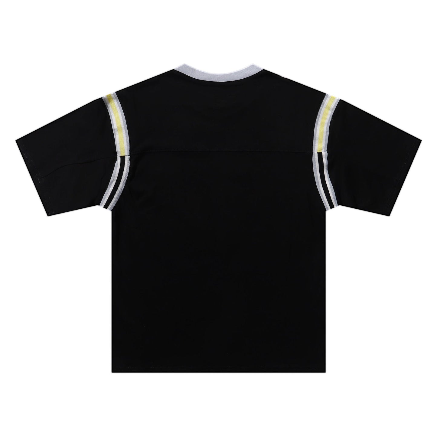 ss25supreme Crew Neck Short Sleeve American Style Trendy Classic Football Shirt Patchwork Ribbed High Street Top T-Shirt Unisex