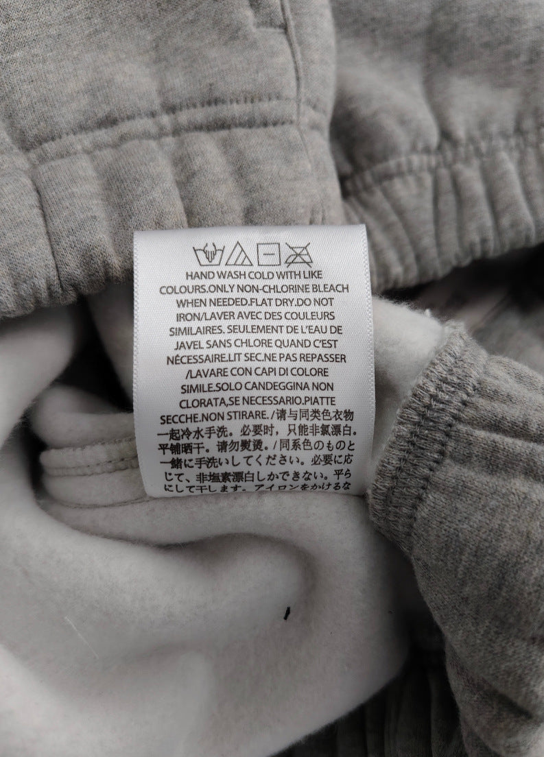 FOG Double-Line Classic Hoodie with Front 3D Letters Loose Fit Unisex Essentials Sweatshirt