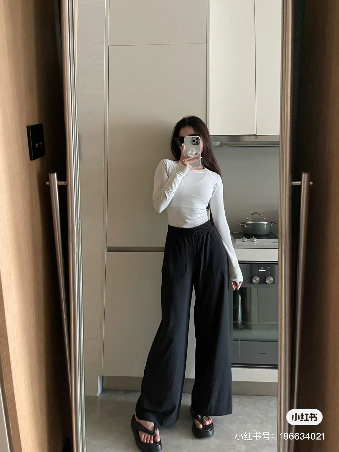 Lulu Style Swift Wide-Leg Pants for Women Summer Thin Loose Sports Straight Pants Breathable Draped Casual Pants