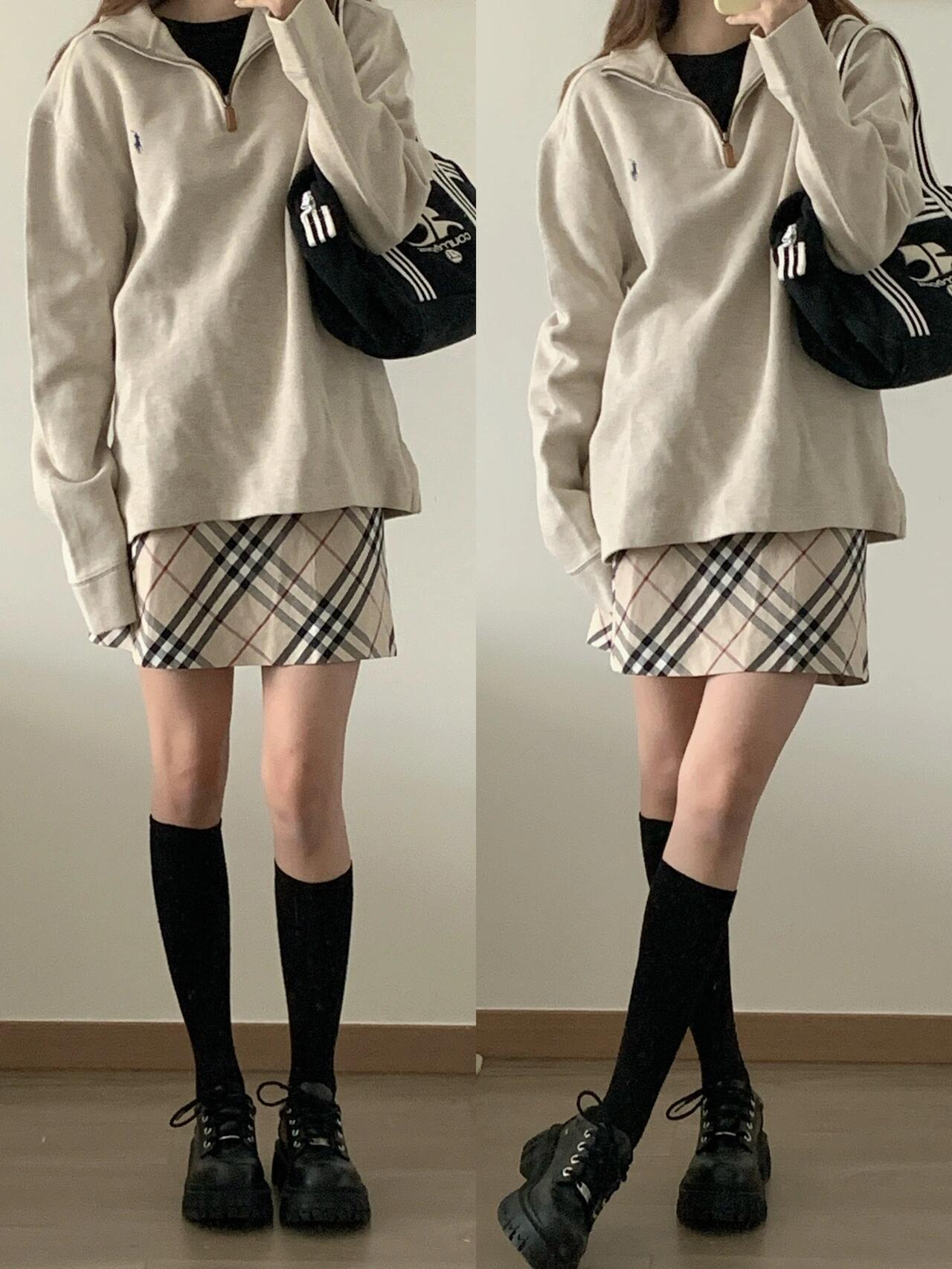 RL Ralph Pony Label Retro Couple Sweatshirt Women Long Sleeve Sweatshirt Men Polo Half Zipper Turn-down Collar Loose American Style