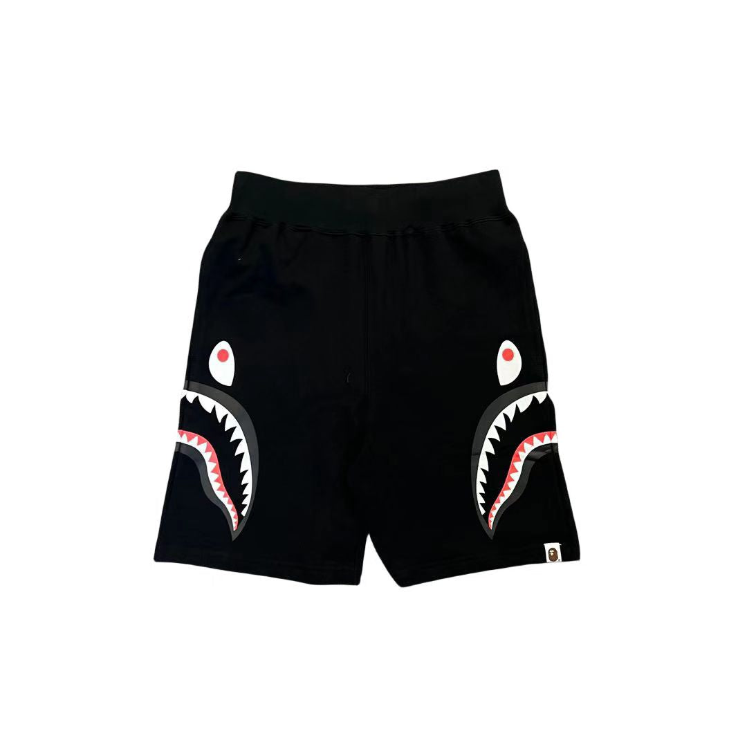 Trendy Brand BP Classic Shark Camouflage Men's Casual Loose Sports Five-Point Shorts High-End Terry Drawstring Shorts Trend