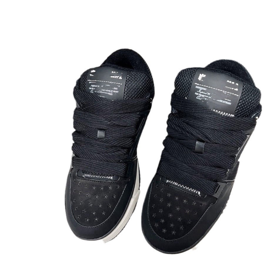 Arim* Spring Summer New Bread Shoes Dad Shoes Couple Sports Casual Shoes Low-top Thick-soled Sneakers Unisex Trendy Shoes