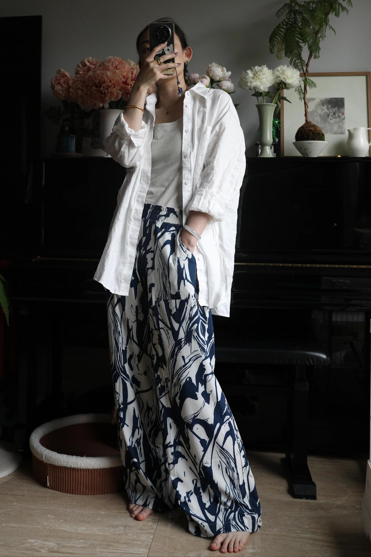 Lulu Style Swift Wide-Leg Pants for Women Summer Thin Loose Sports Straight Pants Breathable Draped Casual Pants
