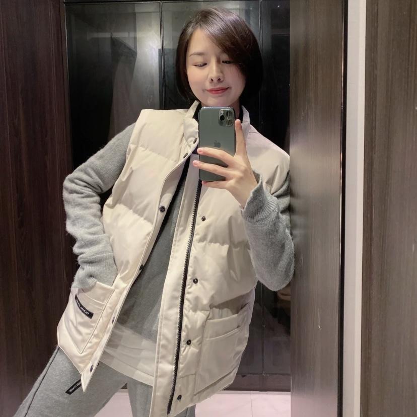 19 Style Big Goose ReStyle Crew Warm Cotton Vest Down Classic Vest for Men and Women Couples