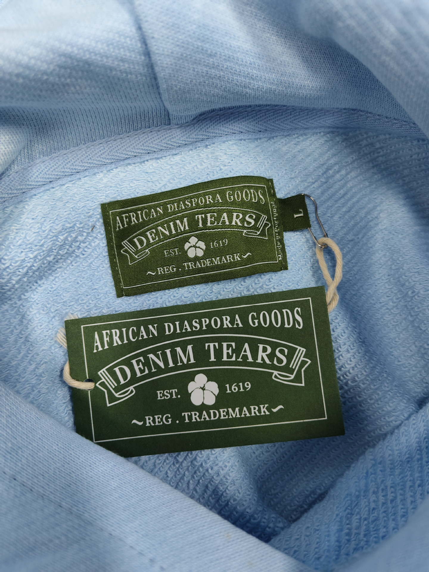 [High Quality] Hoodie Foam Kapok Denim Tears Sweatshirt