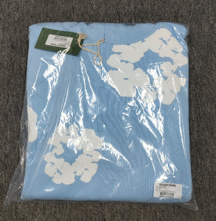 [High Quality] Hoodie Foam Kapok Denim Tears Sweatshirt