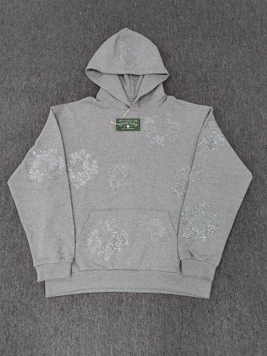 GMabcd Denim Tears Sweatshirt Main Line Kapok Rhinestone Casual Long Pants Hoodie Jacket Men