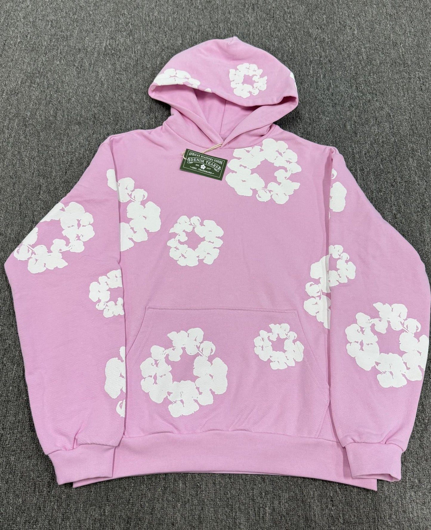 [High Quality] Hoodie Foam Kapok Denim Tears Sweatshirt