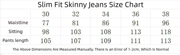 Trendy KSUBI Men's Pants Casual Slim Fit stretch denim slim skinny jeans for men