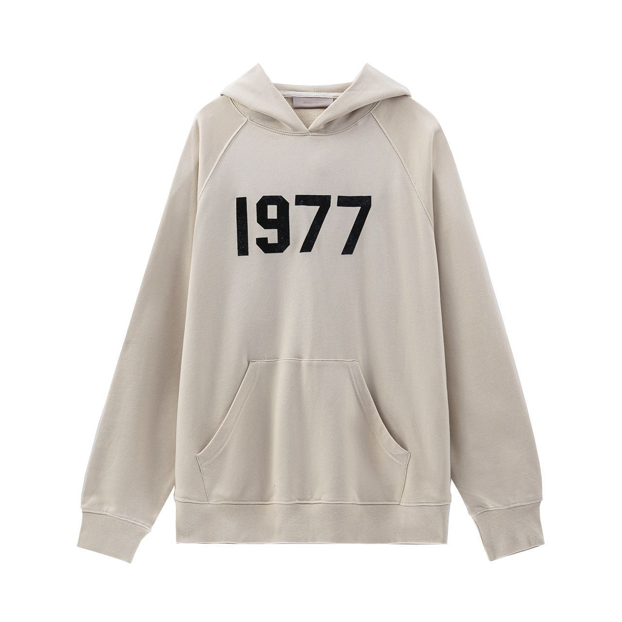 2025 New FFOG 1977 Flocked Print Digital High Street European and American Style Sweatshirt Loose Casual Pants Unisex Set