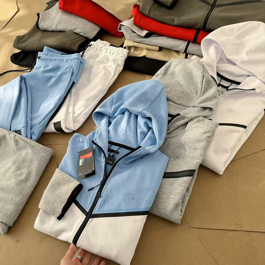 GMabcd-NK 2025 Casual Sports Hooded Men's Side Zipper Suit Jacket Versatile Slim Fit Casual