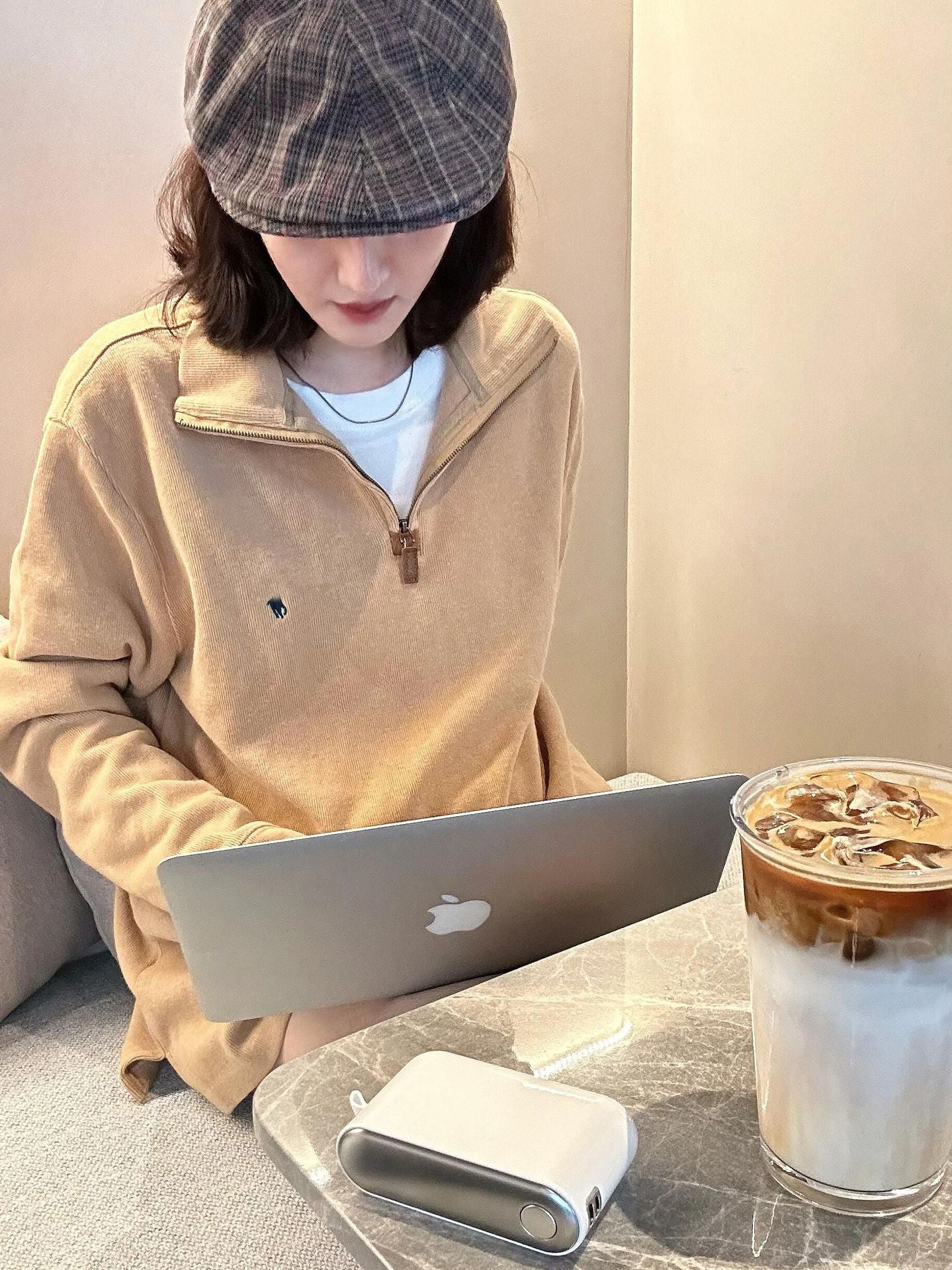 RL Ralph Pony Label Retro Couple Sweatshirt Women Long Sleeve Sweatshirt Men Polo Half Zipper Turn-down Collar Loose American Style