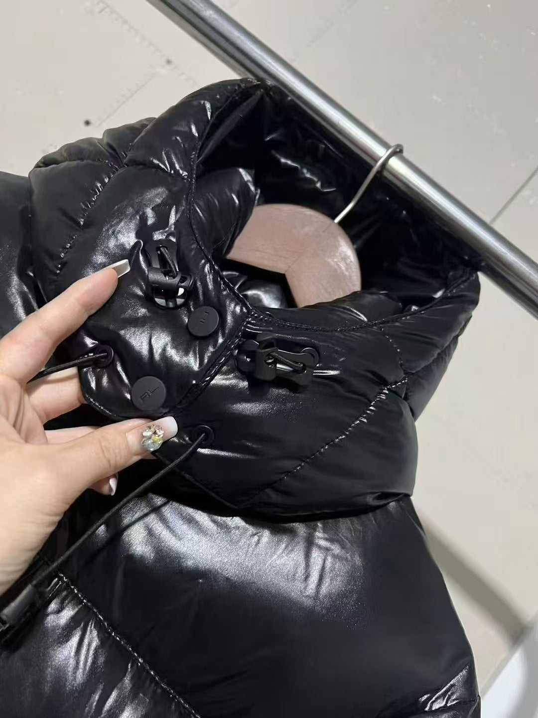 RL Thickened Hooded Windproof Cold-Proof Warm Pony Unisex Cotton Jacket