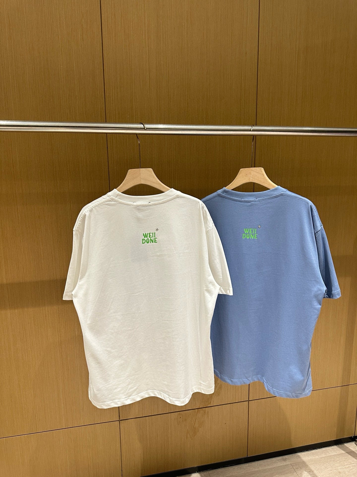 Teddy bear-shaped colorful star rhinestone letter round neck loose short sleeve T-shirt for men and women