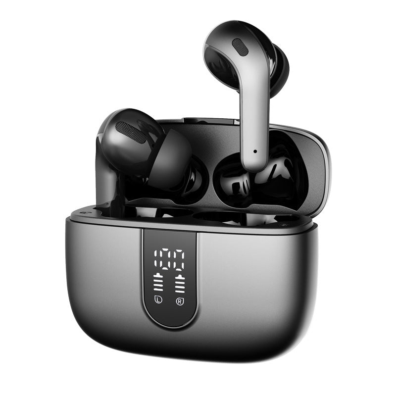 GMabcd X08 Bluetooth Headphones True Wireless Earbuds 60H Playback LED Power Display Earphones with Wireless Charging Case IPX5 Waterproof in-Ear Earbuds with Mic for TV Smart Phone Computer Laptop Sports