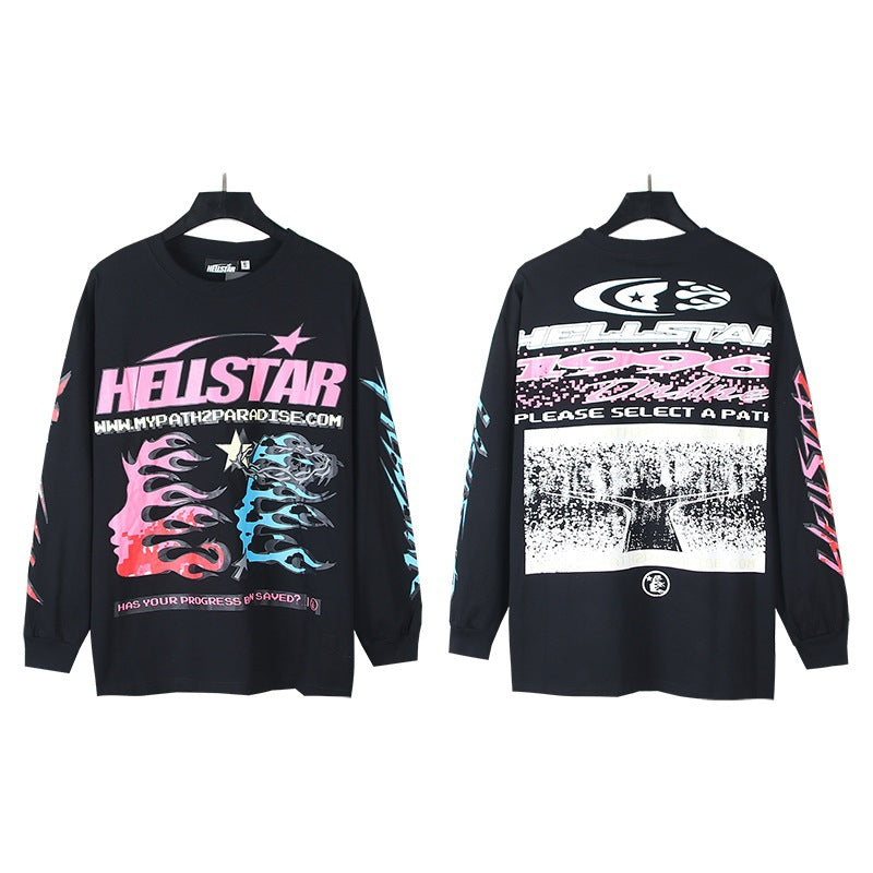 VARIANT_IMAGE::558 Black | Vintage washed graphic long-sleeve T-shirt