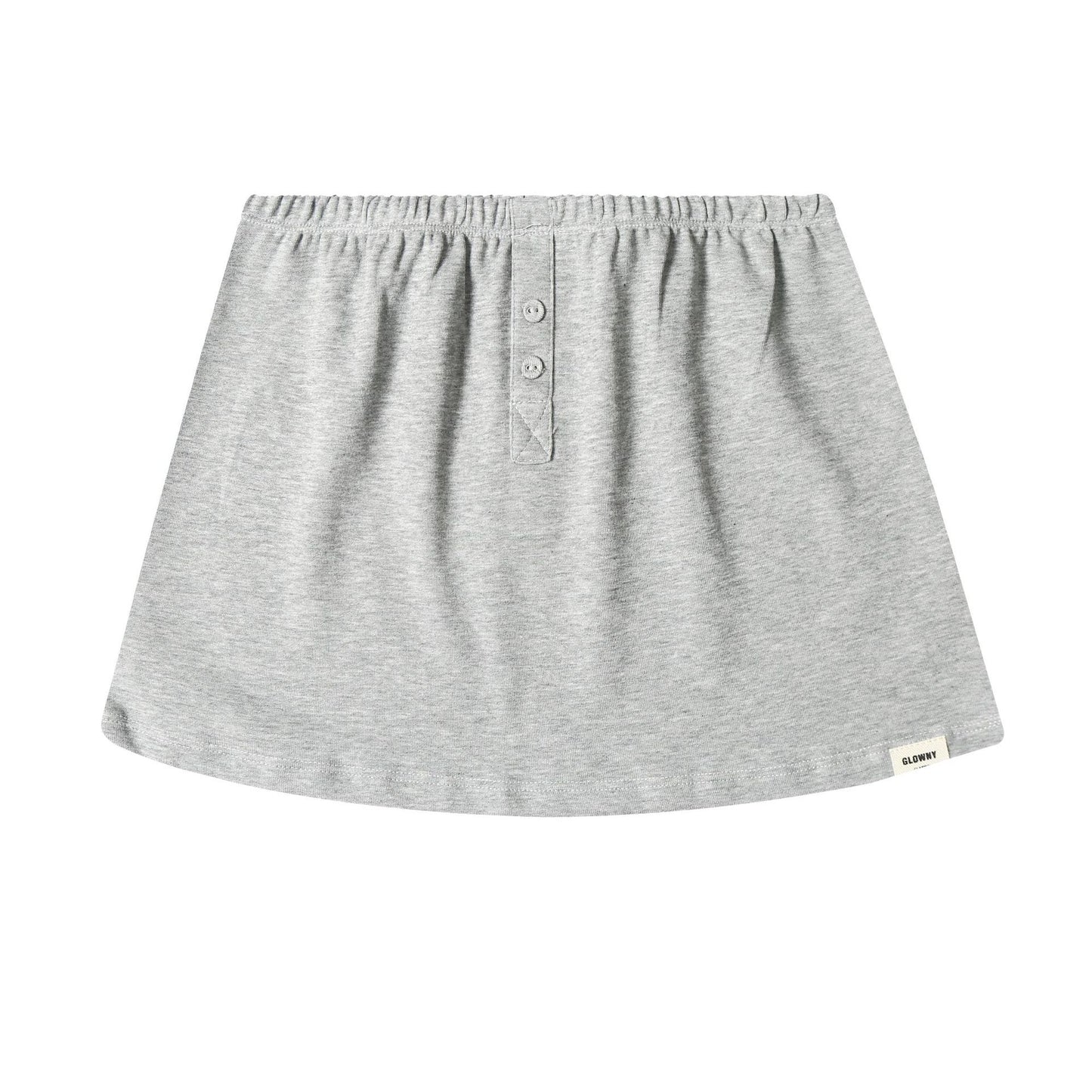 VARIANT_IMAGE::Gray Lounge Mini Skirt | Women's cotton loungewear