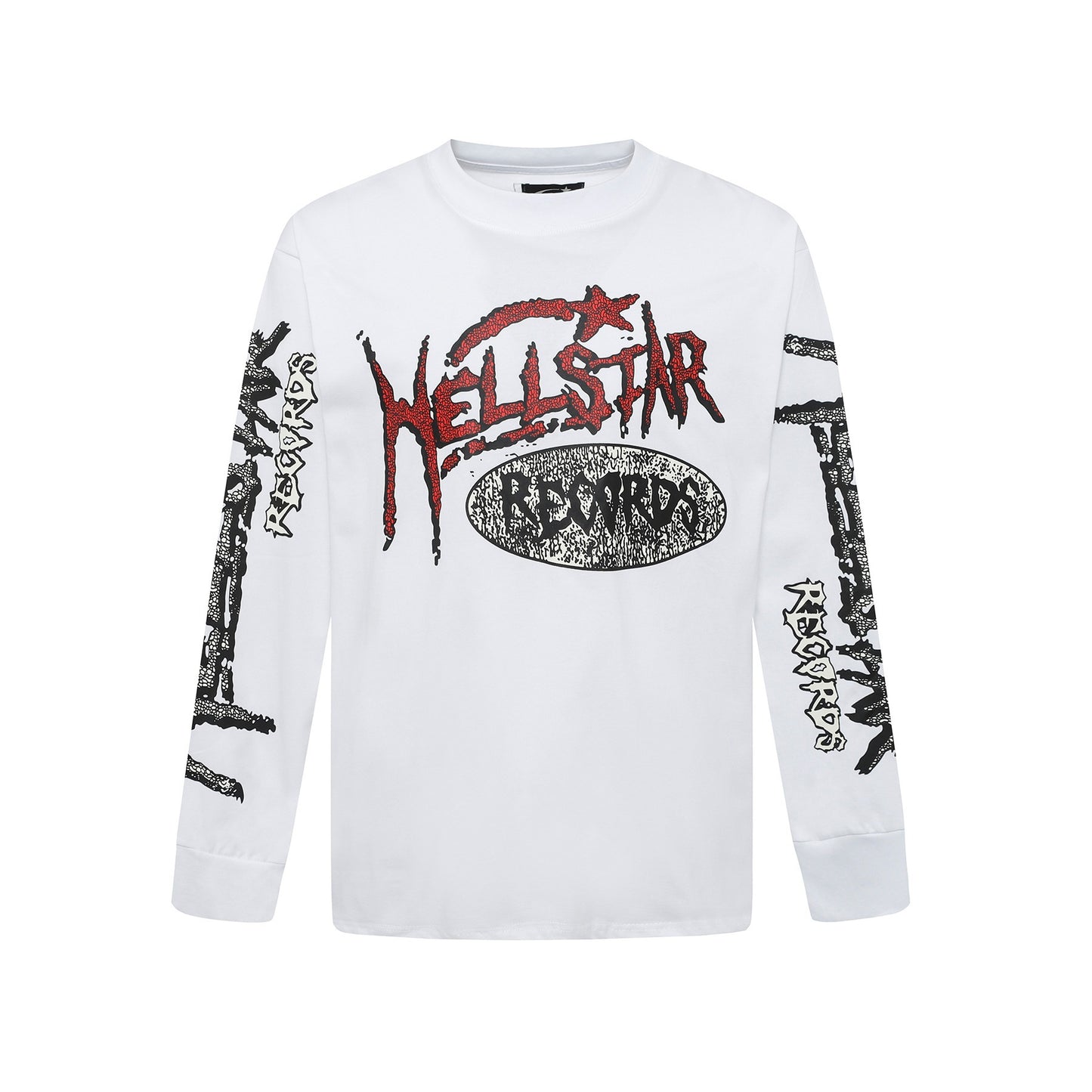 VARIANT_IMAGE::D3105 White | Vintage washed graphic long-sleeve T-shirt