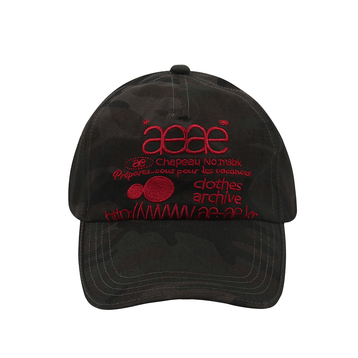 VARIANT_IMAGE::Dark Camouflage | AEAE embroidered camouflage baseball cap
