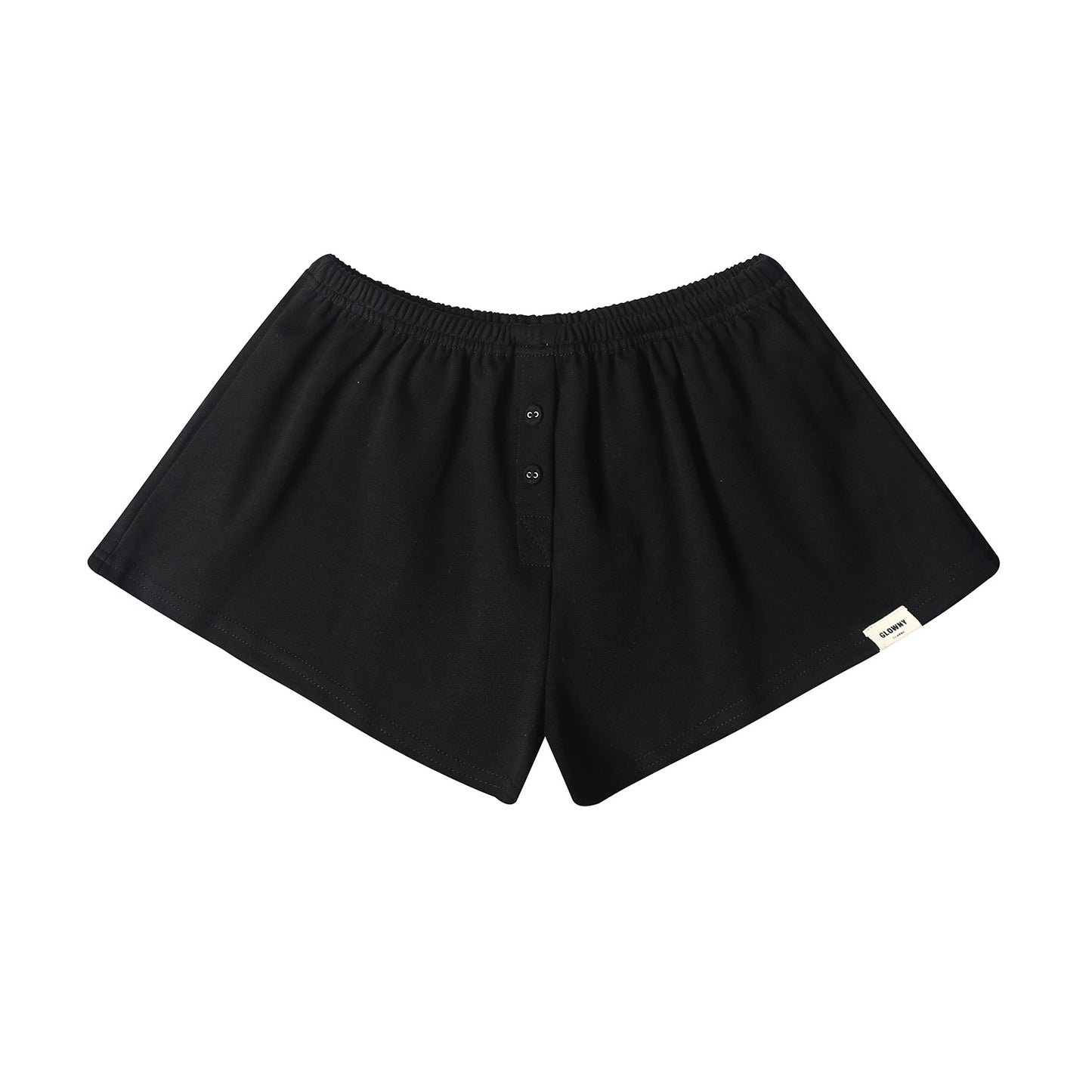 VARIANT_IMAGE::Black Lounge Shorts | Women's cotton loungewear