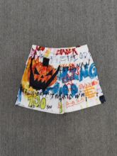 VARIANT_IMAGE::e237 | EE print mesh drawstring shorts
