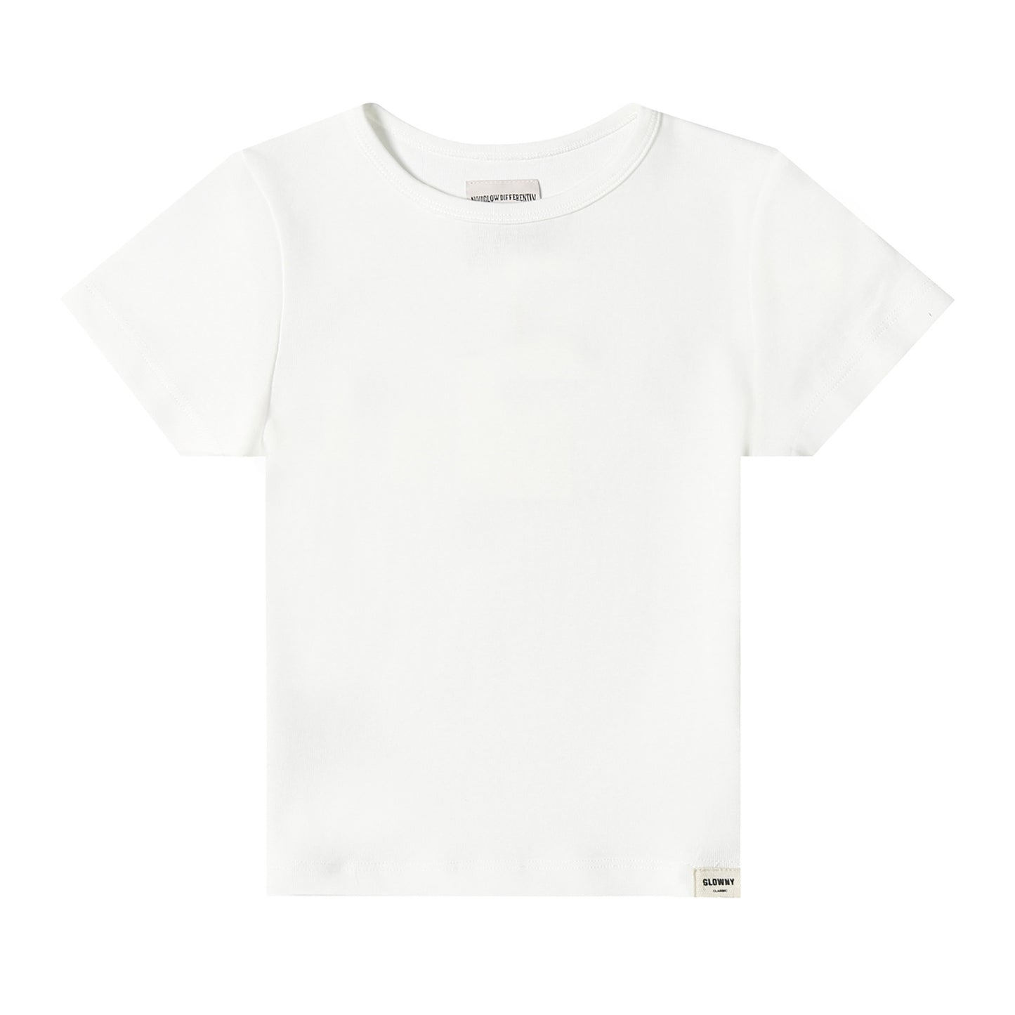 VARIANT_IMAGE::White Short-Sleeve Top | Women's cotton loungewear