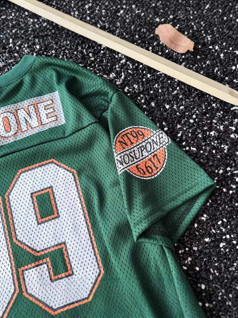 Unisex vintage mesh football jersey T-shirt image 3