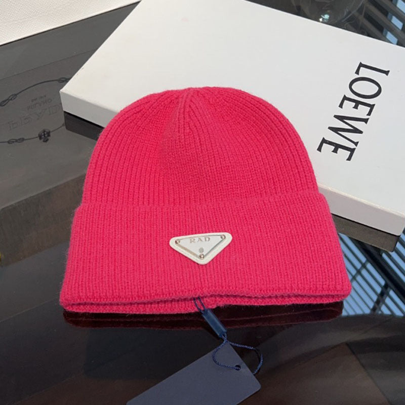 Winter Warm Knitted Hat Fashionable Export Style Pullover Windproof Thick Knitted Hat