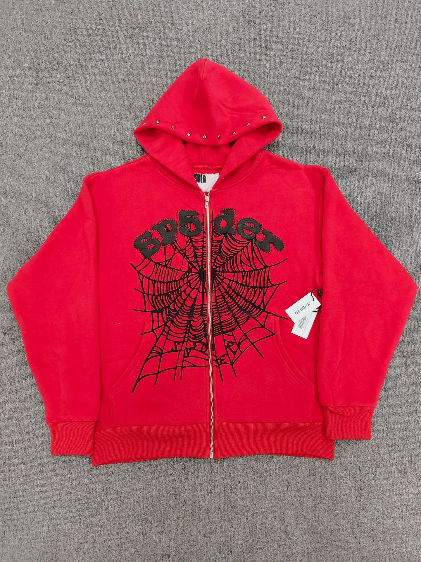 Gmabcd Hoodie Spider Zipper Jacket Multiple Styles High Street Fashion Fleece Sp5der Sweatshirt Men