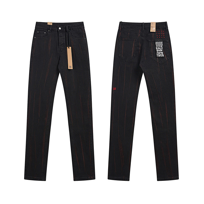 Trendy KSUBI Men's Pants Casual Slim Fit slim fit skinny stretch denim jeans for men