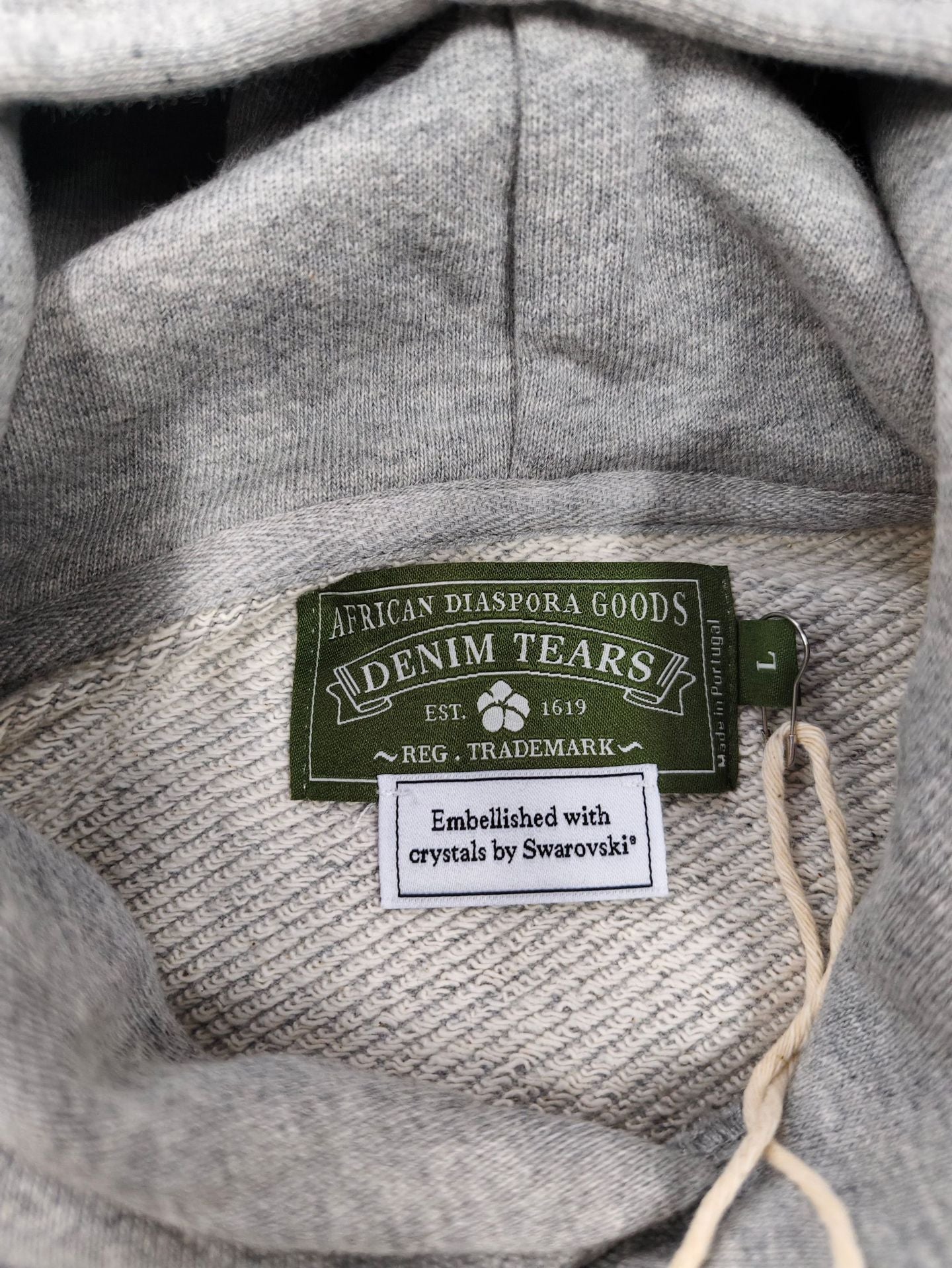 GMabcd Denim Tears Sweatshirt Main Line Kapok Rhinestone Casual Long Pants Hoodie Jacket Men