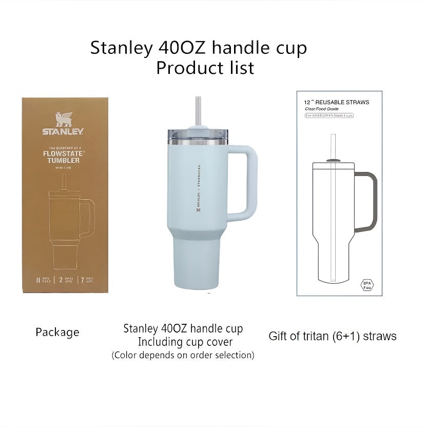 Gmstanley Cup 2 Generation 40Oz Stainless Steel in-Car Thermos