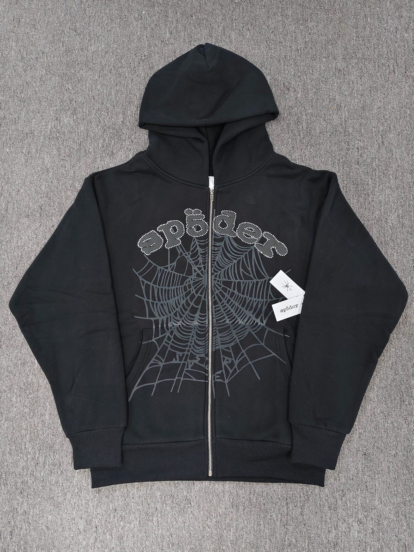 Gmabcd Hoodie Spider Zipper Jacket Multiple Styles High Street Fashion Fleece Sp5der Sweatshirt Men