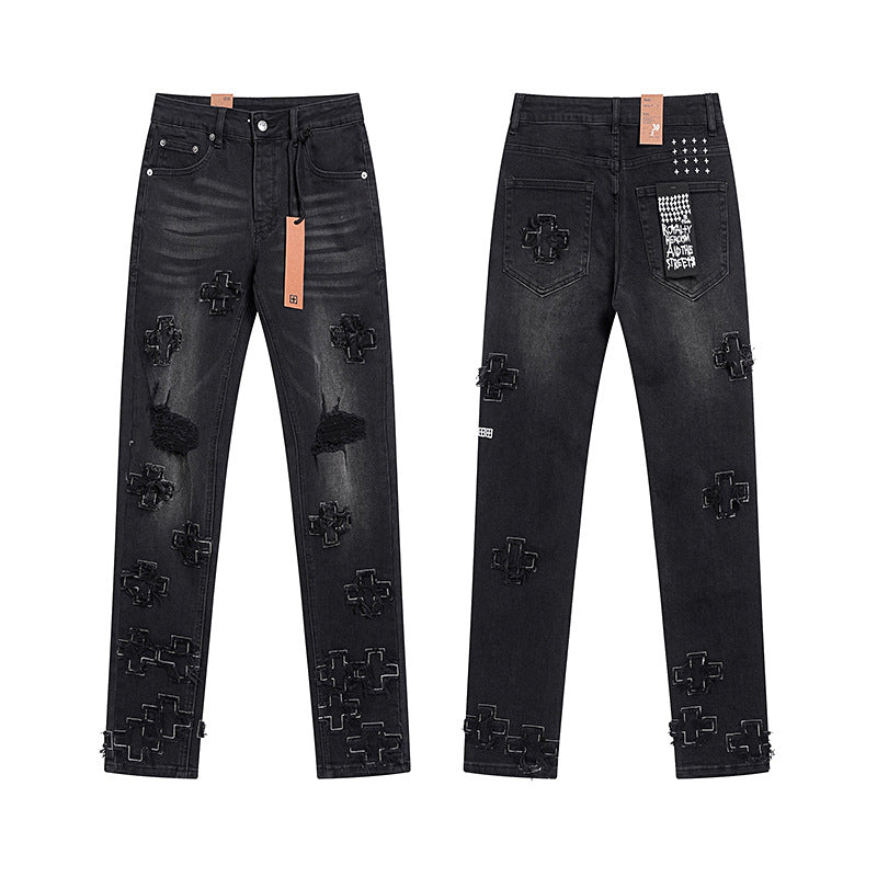 Trendy KSUBI Men's Pants Casual Slim Fit slim fit stretch denim skinny jeans for men