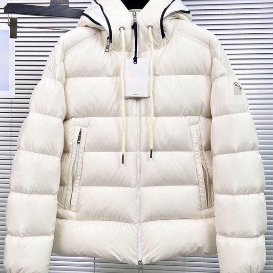 GMabcd 2025FW Mengjia High Version Hooded Letter Print Cotton Couple Winter Thickened Warm Casual Jacket Coat