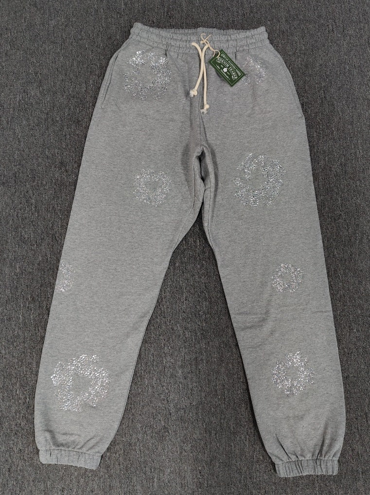 GMabcd Denim Tears Sweatshirt Main Line Kapok Rhinestone Casual Long Pants Hoodie Jacket Men