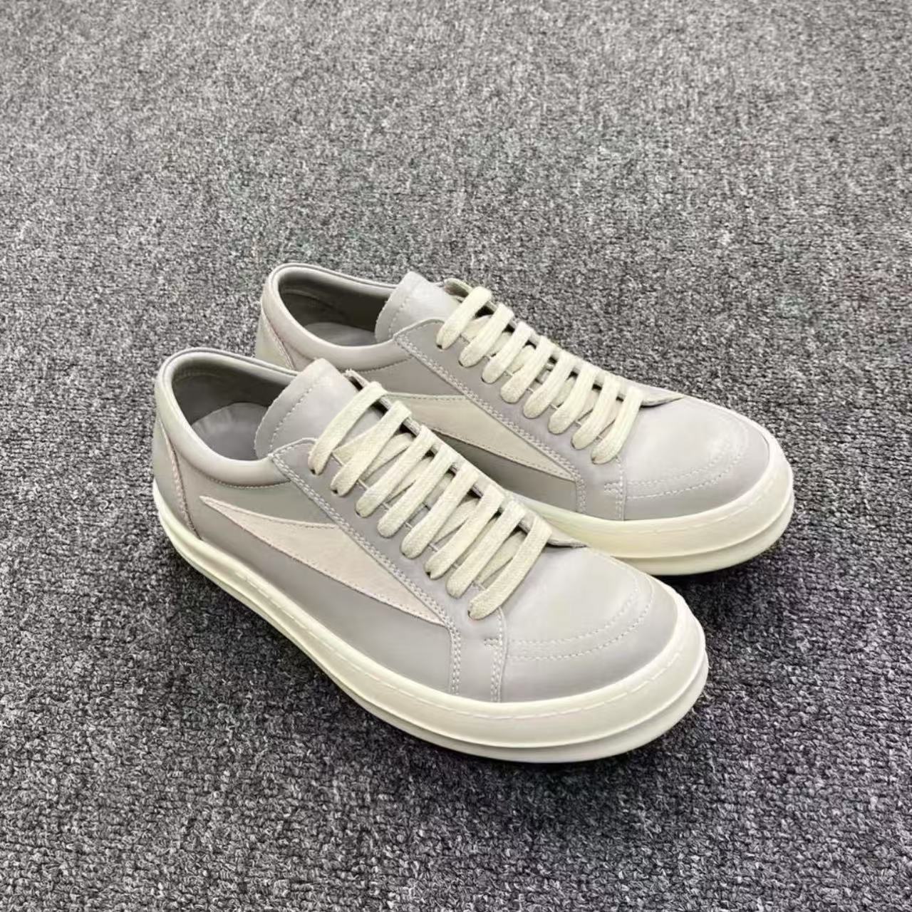 GMAbcd RICK Original Main Line New Leather Surface OWENS High Street Low-top Niche Shoes