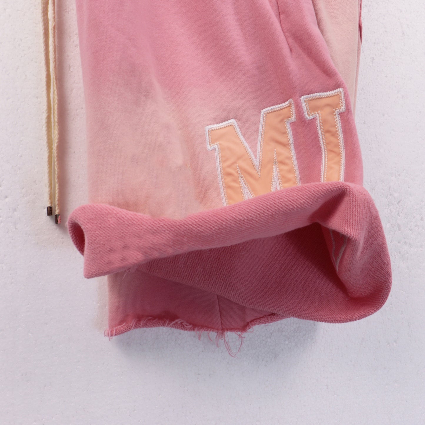GMAmi-ri Summer Washed and Worn Casual Letter American T-shirt Loose Men's and Women's Same Shorts Suit