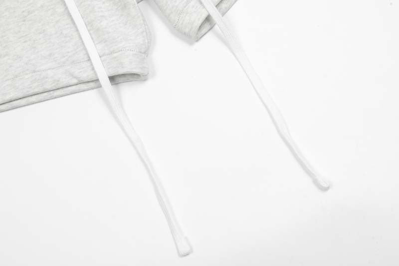 FAg Double Line Small Icon Letter Flocking Drawstring High Street Shorts Casual Pants Men