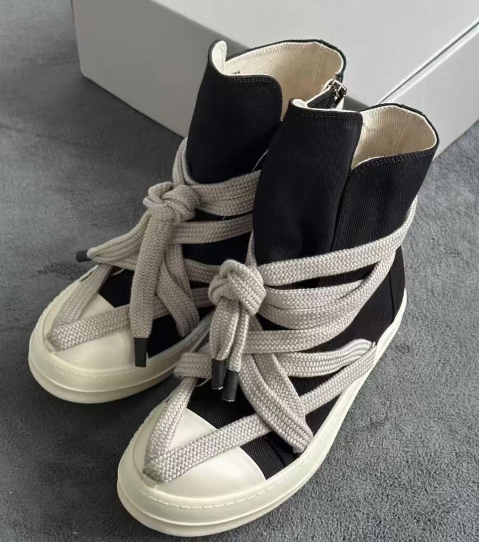 GMAbcd RICK Original Main Line New Leather Surface OWENS High Street Low-top Niche Shoes