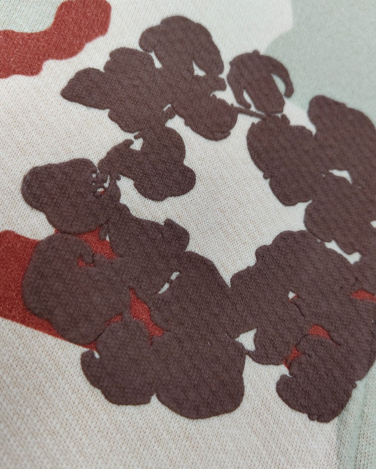 DENIM TEARS Gemstone Kapok Hoodie Trendy Brand Casual Zipper Jacket Hooded Sweatshirt