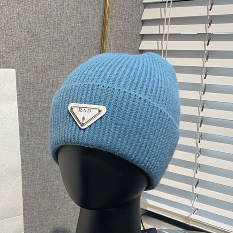 Winter Warm Knitted Hat Fashionable Export Style Pullover Windproof Thick Knitted Hat