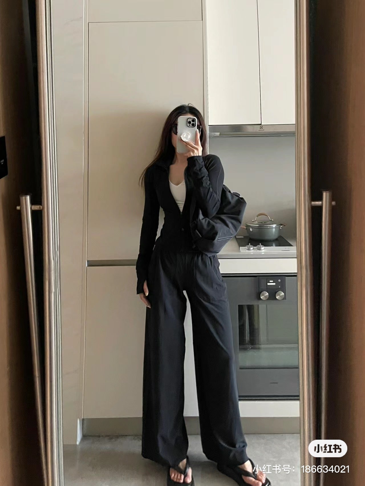 Lulu Style Swift Wide-Leg Pants for Women Summer Thin Loose Sports Straight Pants Breathable Draped Casual Pants