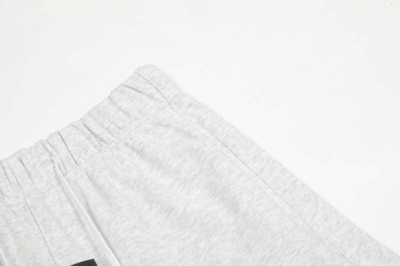 FAg Double Line Small Icon Letter Flocking Drawstring High Street Shorts Casual Pants Men