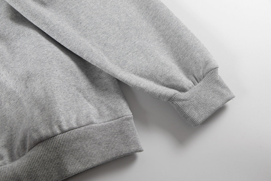 A-L-O Heavyweight Sweatshirt Loose Terry Warm Hoodie Zipper Casual Hooded Jacket